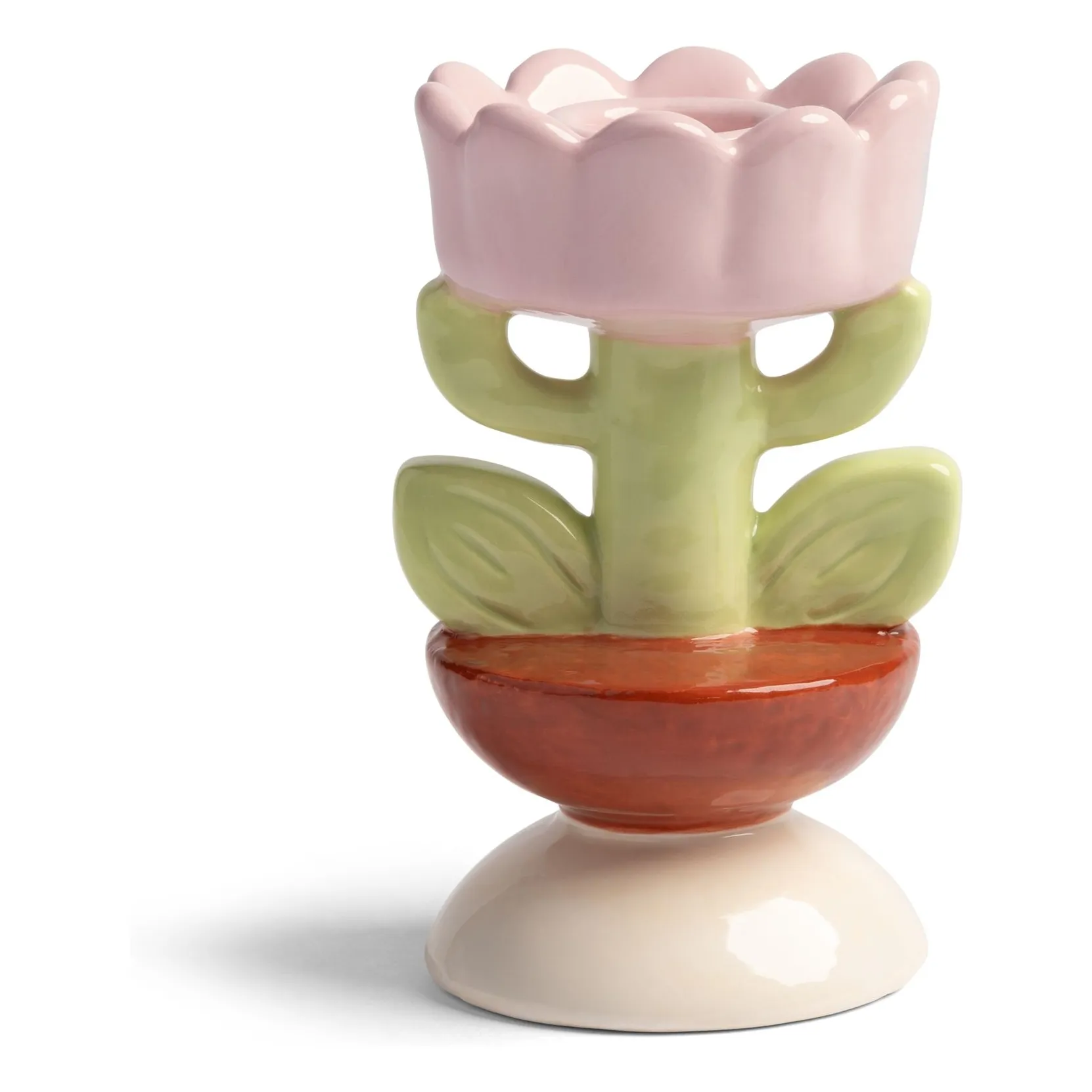 &Klevering Pink Blume Candlestick
