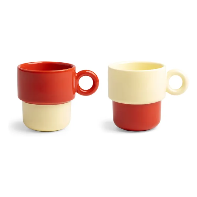 Mugs Chiquito - Set de 2 | Brique