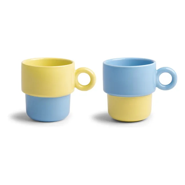Chiquito Mugs - Set of 2 | Pale yellow