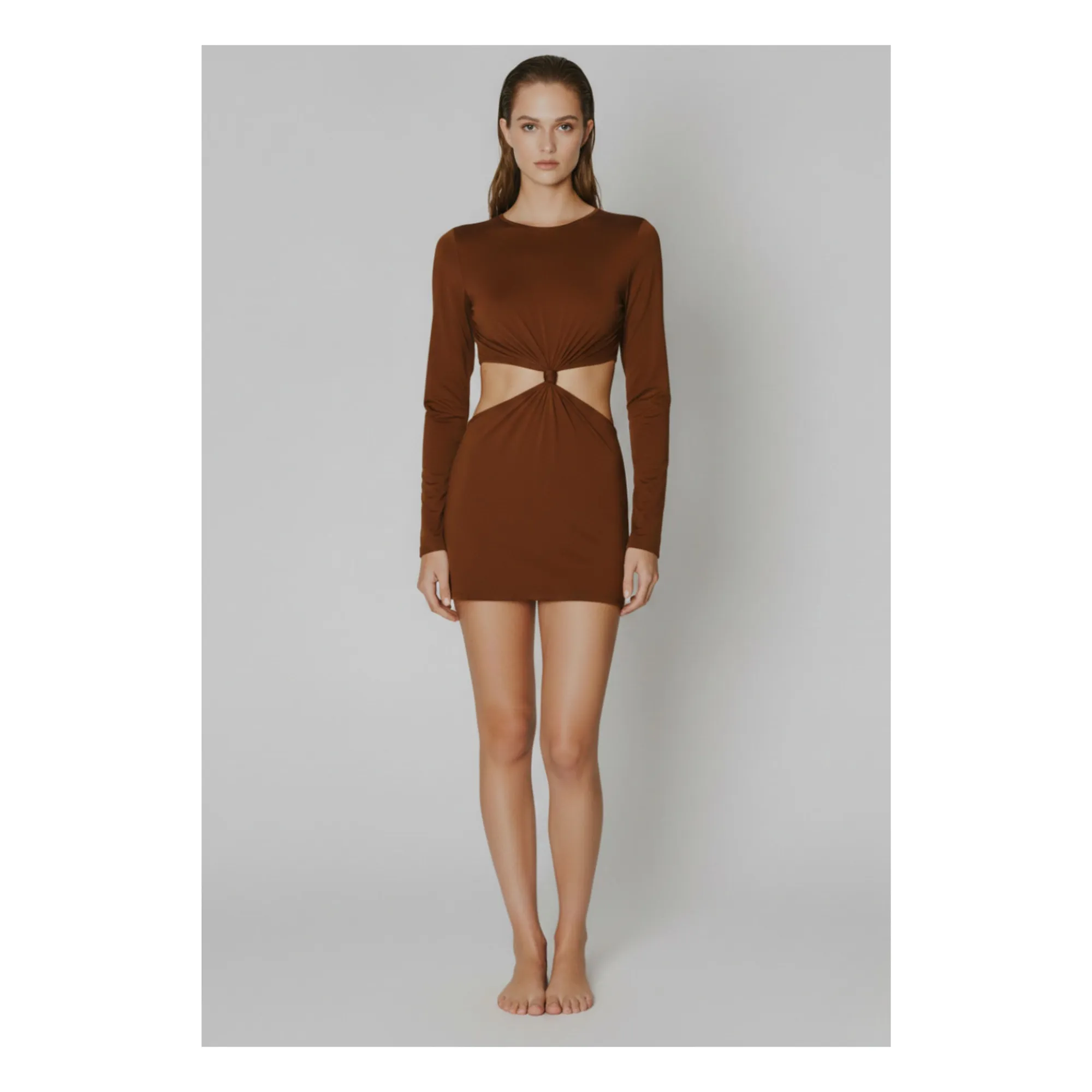 Vanessa Sposi - Robe The Loop Cut Out - Chocolat | Smallable