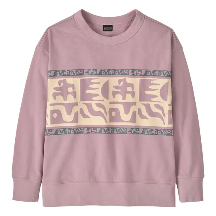 Mother Rays Crew Sweat Organic cotton | Mauve- Product image n°0