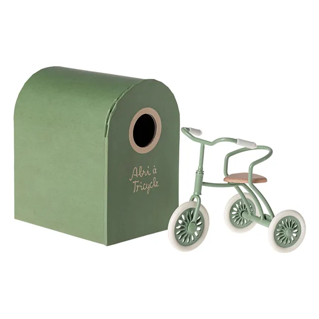 Tricycle et son abri | Vert