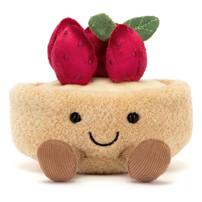 Peluche Tarte au fraises