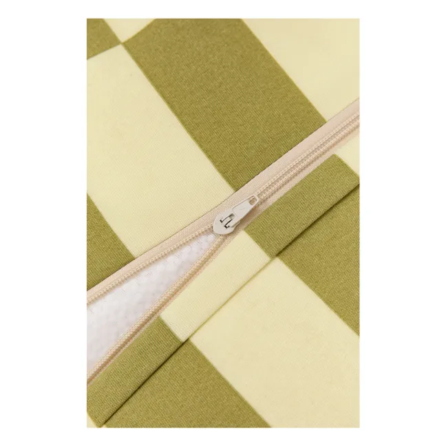 Vibes Tiles outdoor pouffe armchair | Green