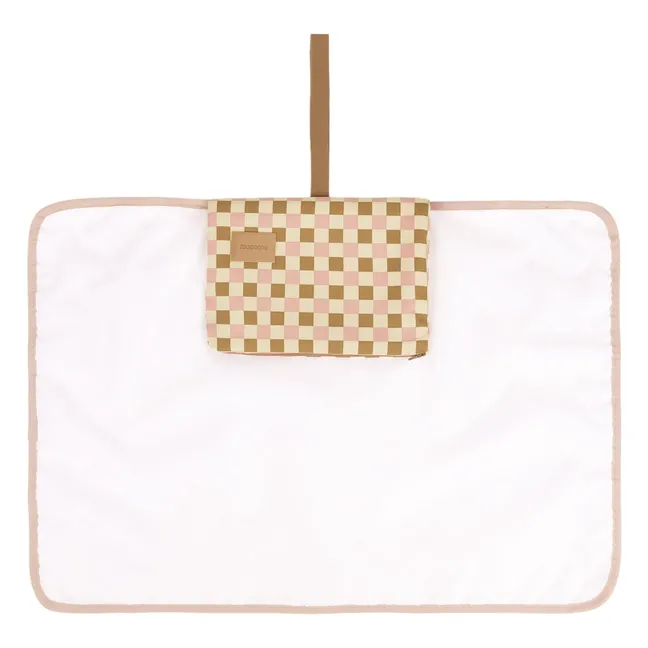 Hyde Park Mosaic travel changing mat | Pink