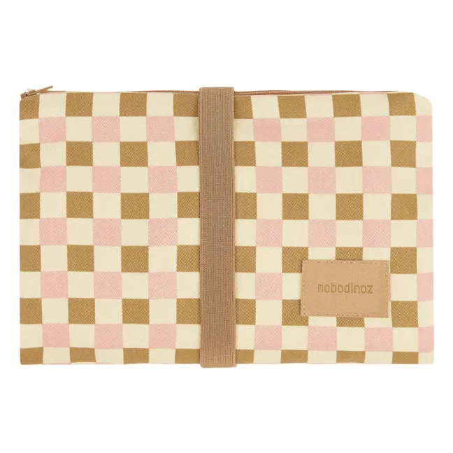 Hyde Park Mosaic travel changing mat | Pink