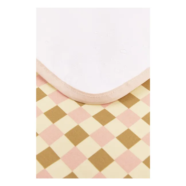 Hyde Park Mosaic travel changing mat | Pink