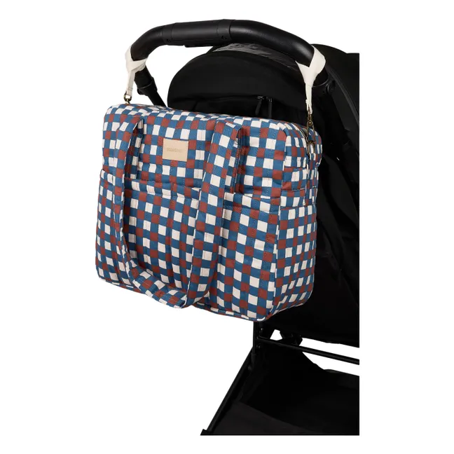 Sac à langer Hyde Park Mosaic | Bleu