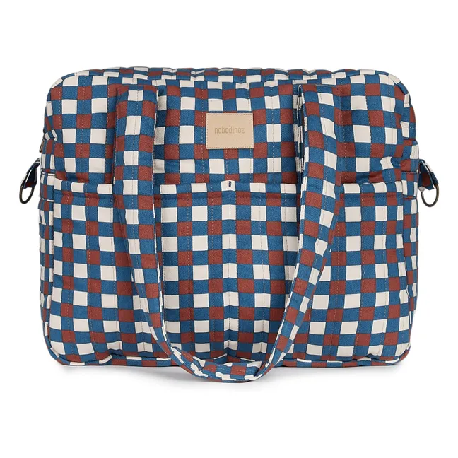Hyde Park Mosaic diaper bag | Blue