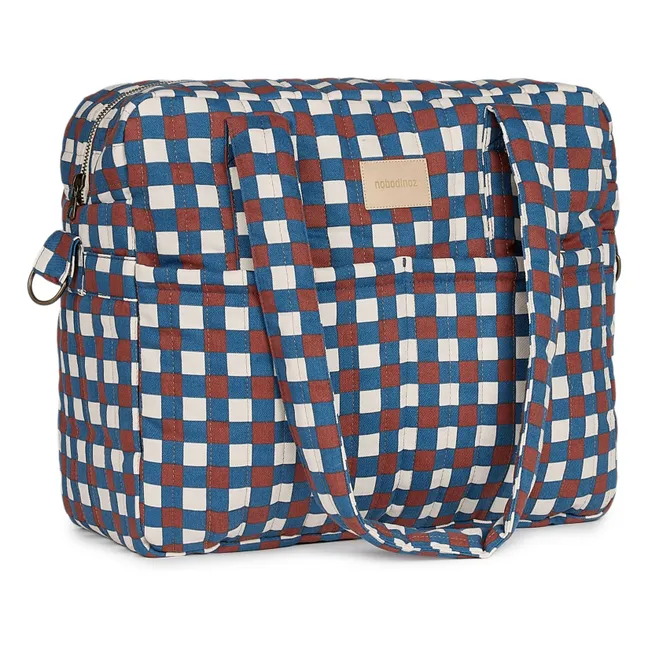 Hyde Park Mosaic diaper bag | Blue