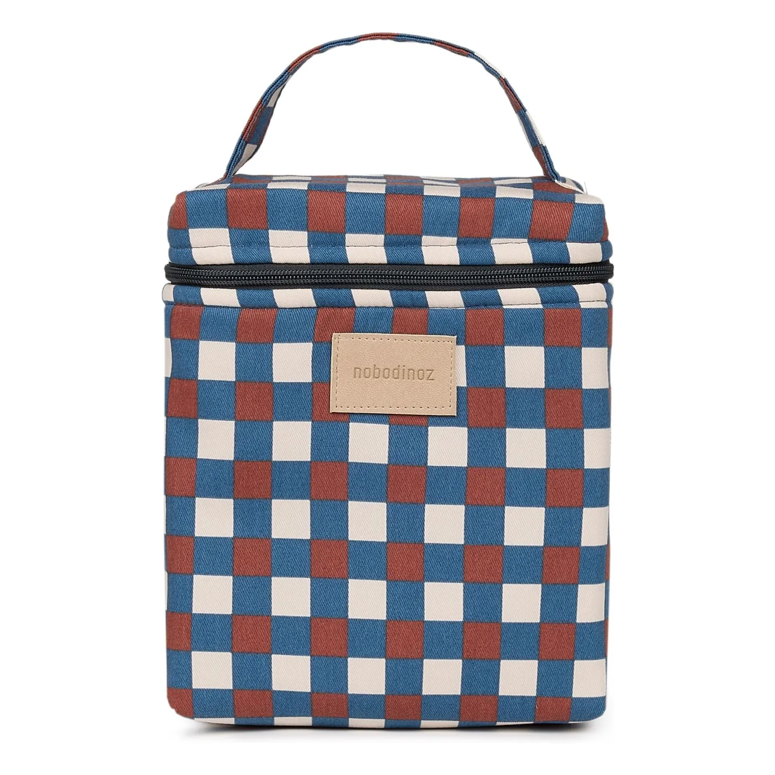 Nobodinoz Blue Hyde Park Mosaic Isothermal Lunch Bag