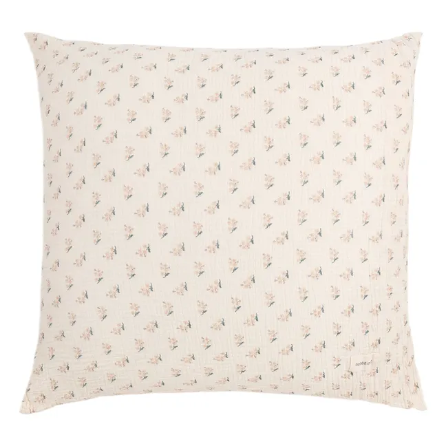 Bonita funda de almohada de gasa doble