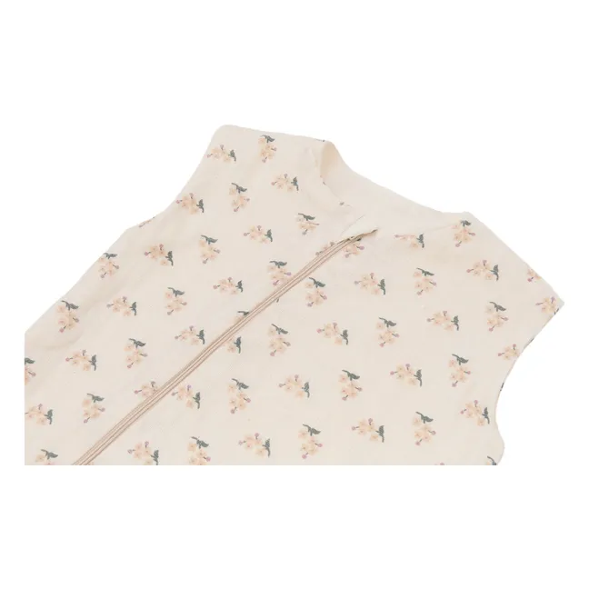 Precioso saco de dormir ligero de gasa doble | Beige