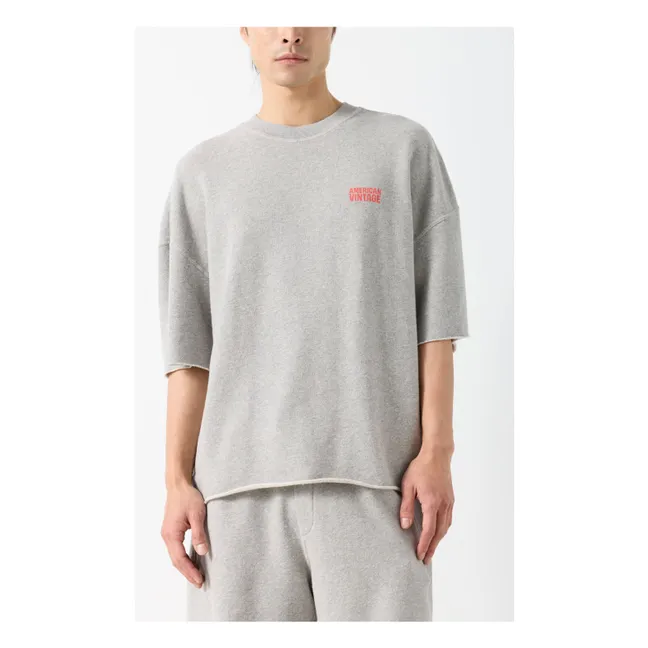 Sweat Col Rond | Gris chiné