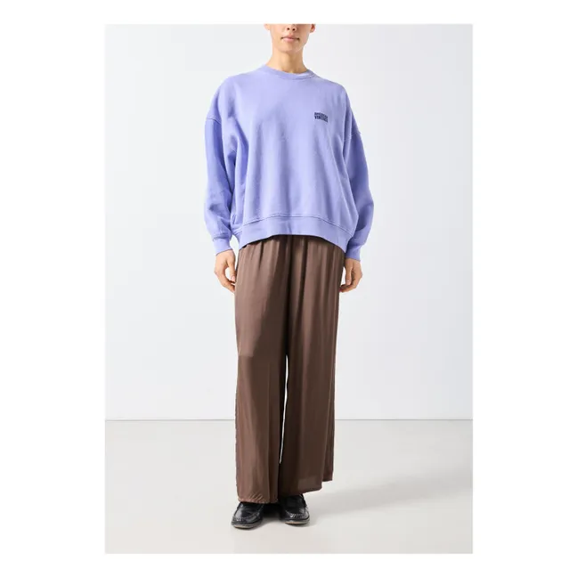 Sweat Plizzy Coton | Lavande