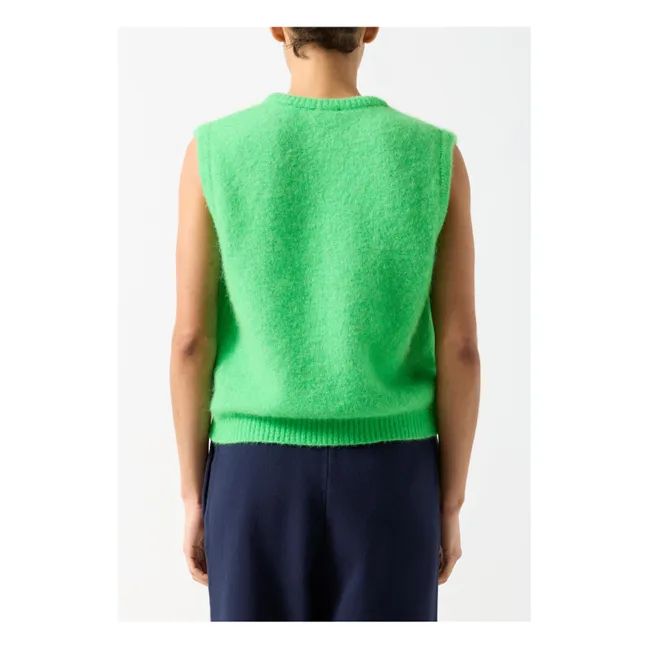 Jersey sin mangas de lana Vitow | Verde