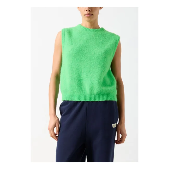 Jersey sin mangas de lana Vitow | Verde