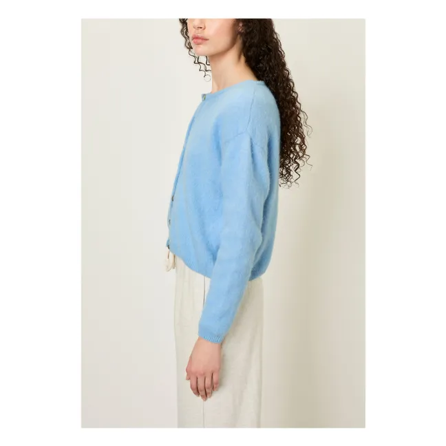 Gilet Vitow Alpaga et Laine | Bleu ciel