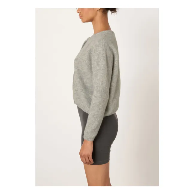 Vitow Alpaca and Wool Vest | Light grey