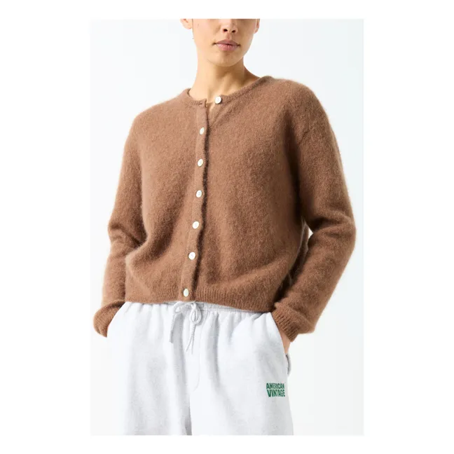 Chaleco Vitow de alpaca y lana | Chocolate