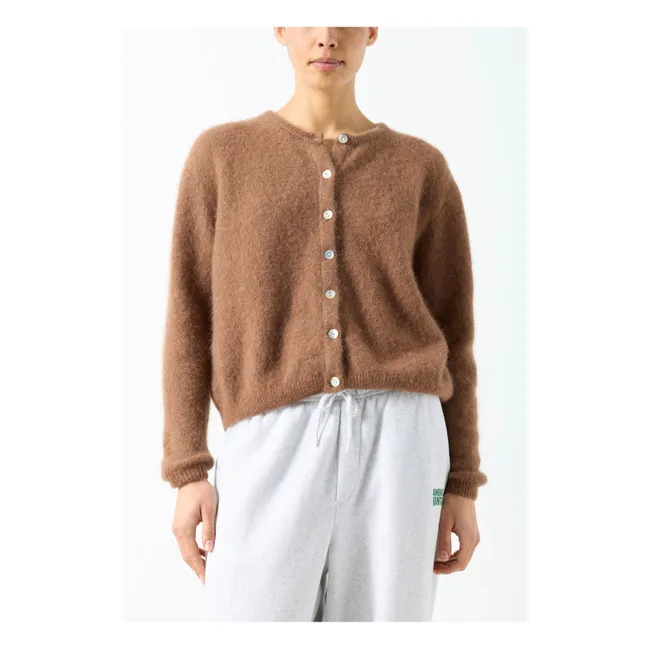 Chaleco Vitow de alpaca y lana | Chocolate