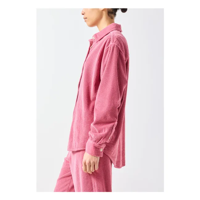 Sur-Chemise Velours Côtelé Padow | Bois de rose