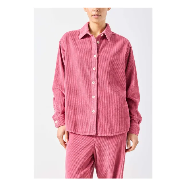 Sur-Chemise Velours Côtelé Padow | Bois de rose