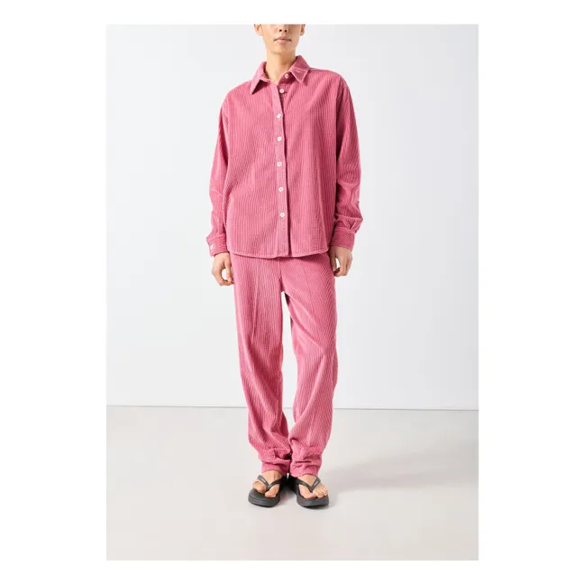 Sur-Chemise Velours Côtelé Padow | Bois de rose
