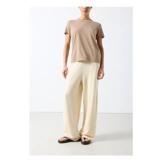 Camiseta de algodón Ykobow | Beige