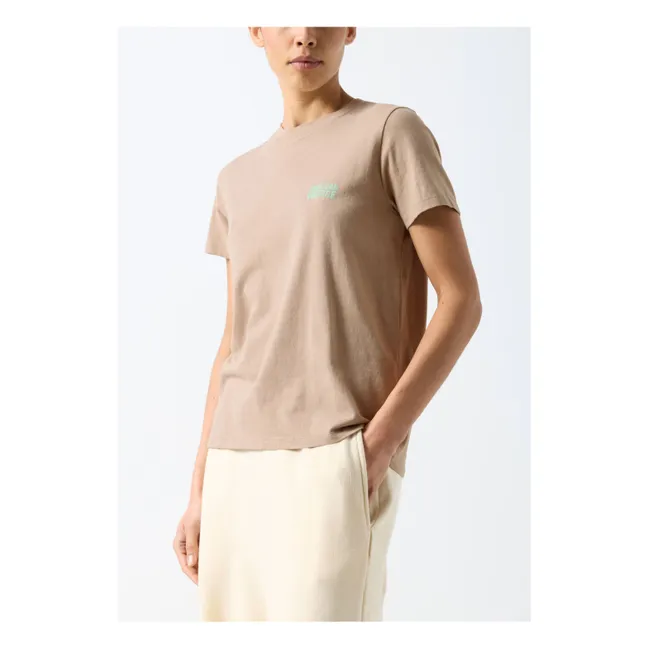Camiseta de algodón Ykobow | Beige