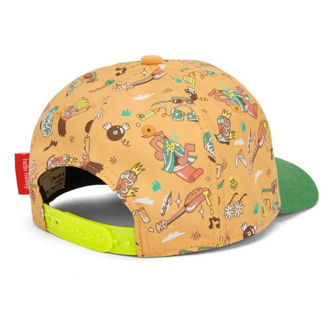 Casquette Visière Courbée Music Festival Fibres Recyclées | Vert