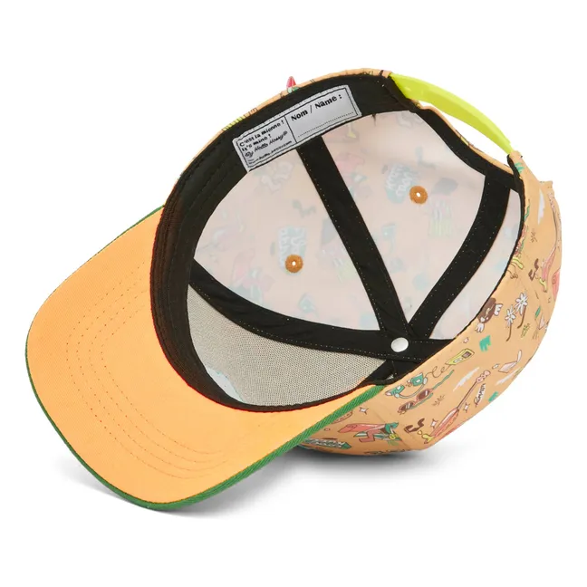 Casquette Visière Courbée Music Festival Fibres Recyclées | Vert
