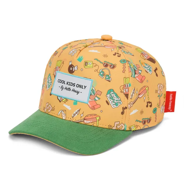 Casquette Visière Courbée Music Festival Fibres Recyclées | Vert