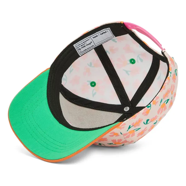 Casquette Visière Courbée Springtime Fibres Recyclées | Orange