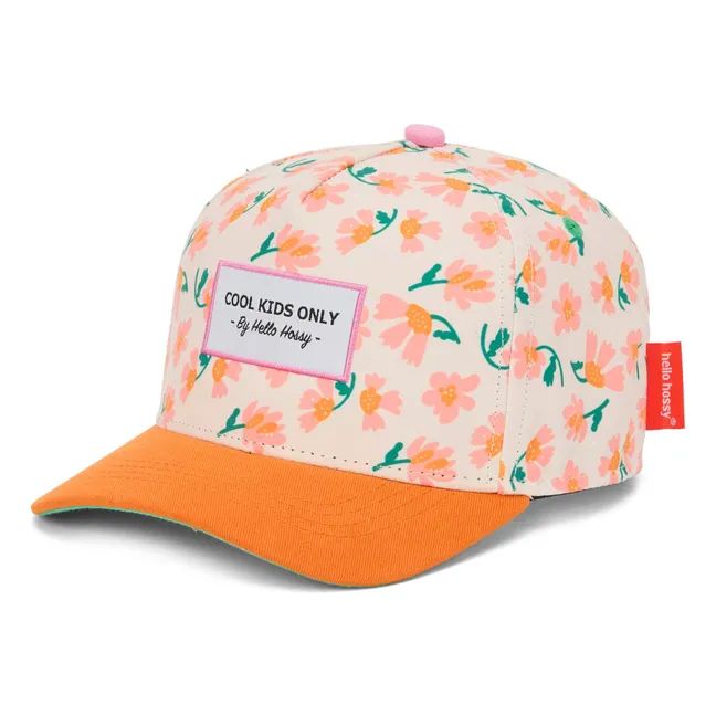 Casquette Visière Courbée Springtime Fibres Recyclées | Orange