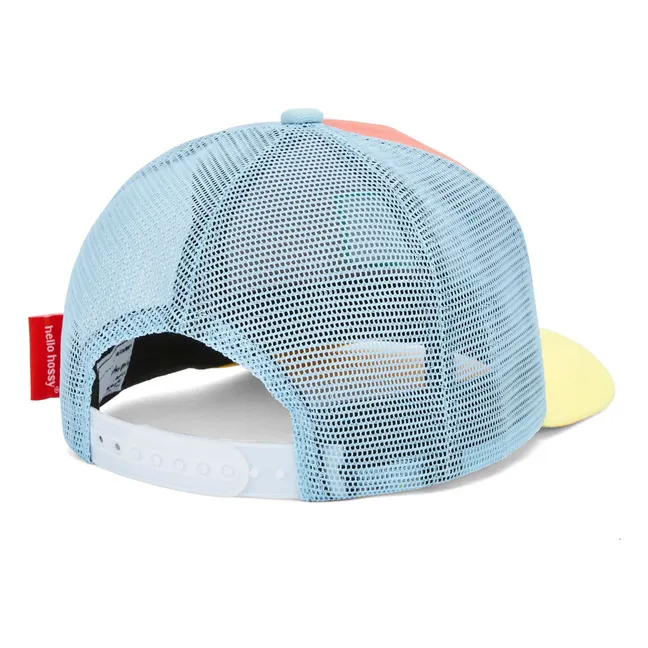 Trucker Mini Organic Cotton Curved Visor Cap | Coral