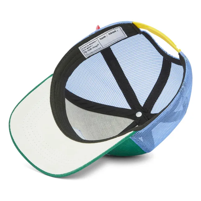 Curved Visor Cap Trucker Mini Plain Organic Cotton | Green
