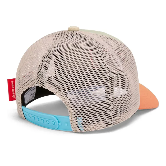 Casquette Visière Courbée Trucker Mini Coton Bio | Vert pâle