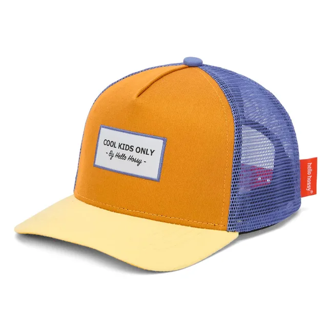 Casquette Visière Courbée Trucker Mini Coton Bio | Camel