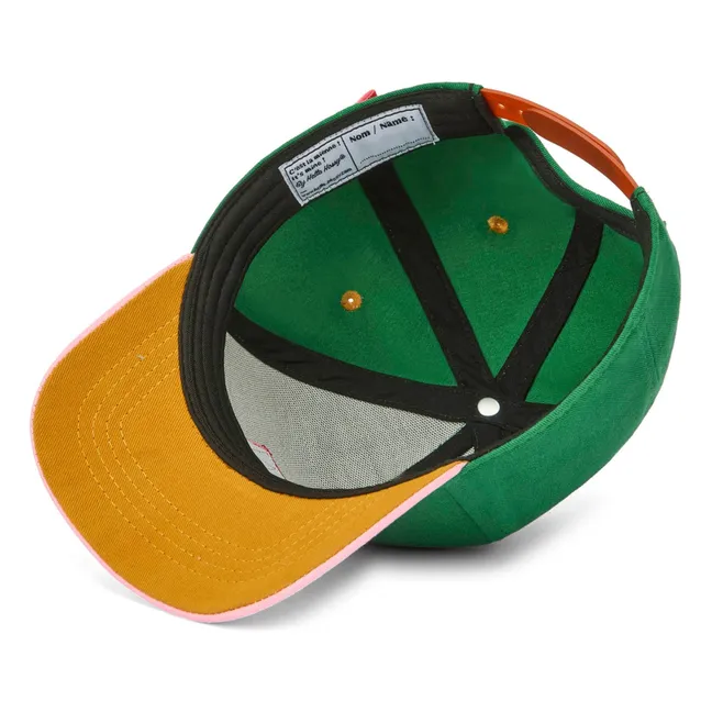 Casquette Visière Courbée Mini Coton Bio | Vert sapin