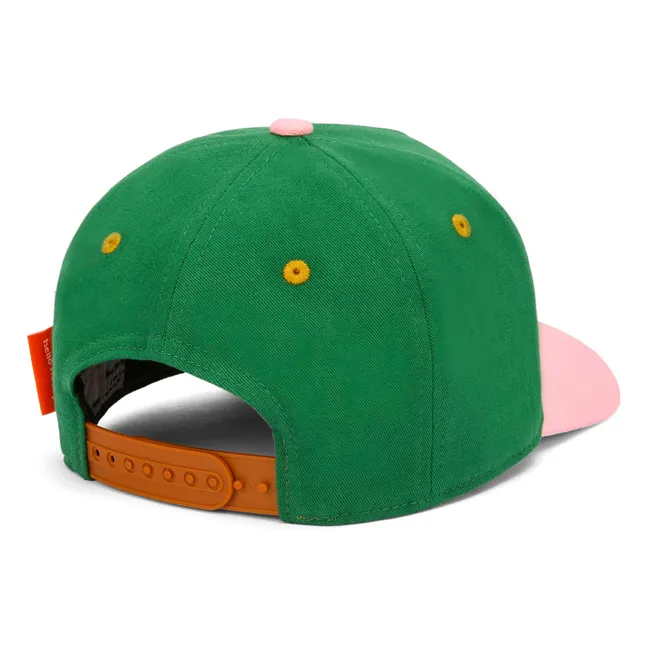 Casquette Visière Courbée Mini Coton Bio | Vert sapin