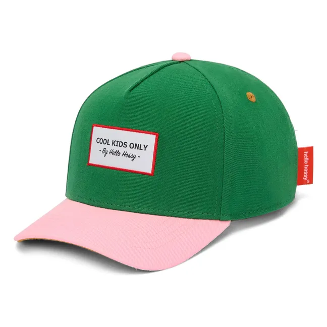 Casquette Visière Courbée Mini Coton Bio | Vert sapin