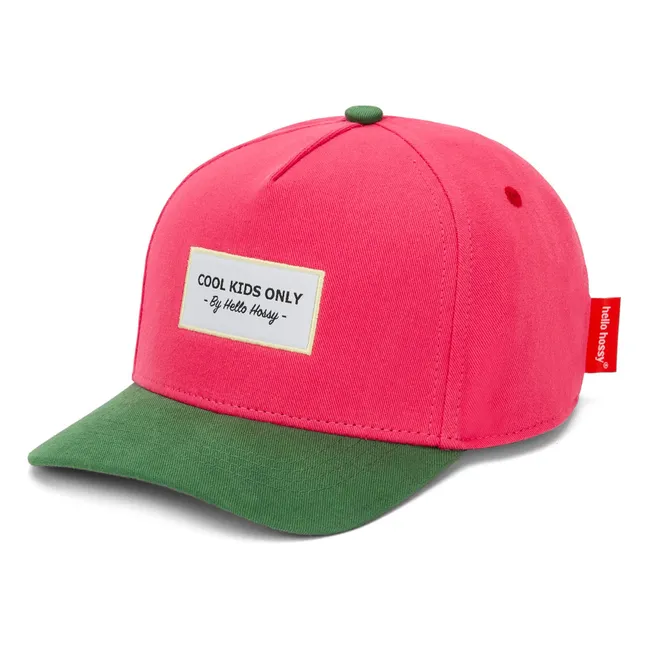 Casquette Visière Courbée Mini Coton Bio | Rose fuschia