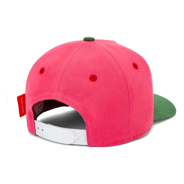 Casquette Visière Courbée Mini Coton Bio | Rose fuschia