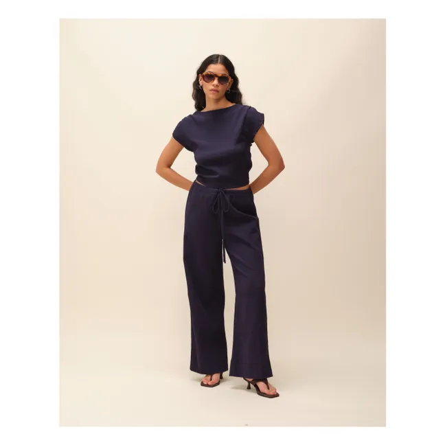 Pantalon Joanne | Bleu marine