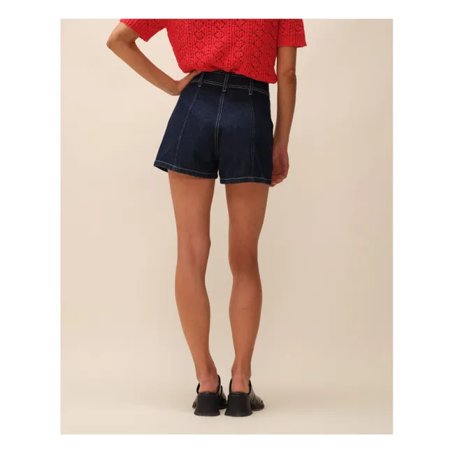 Short Farouk | Denim brut