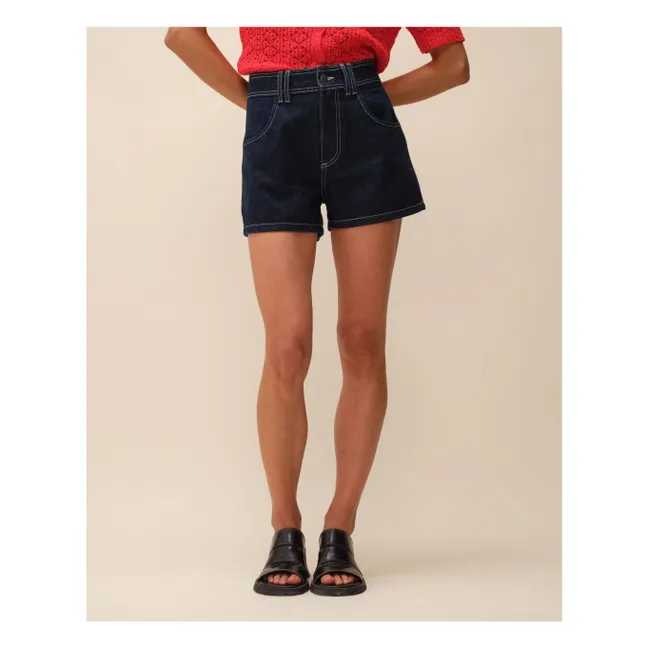 Short Farouk | Denim brut
