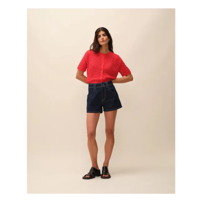 Short Farouk | Denim brut
