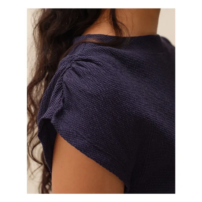 Top Leila | Bleu marine