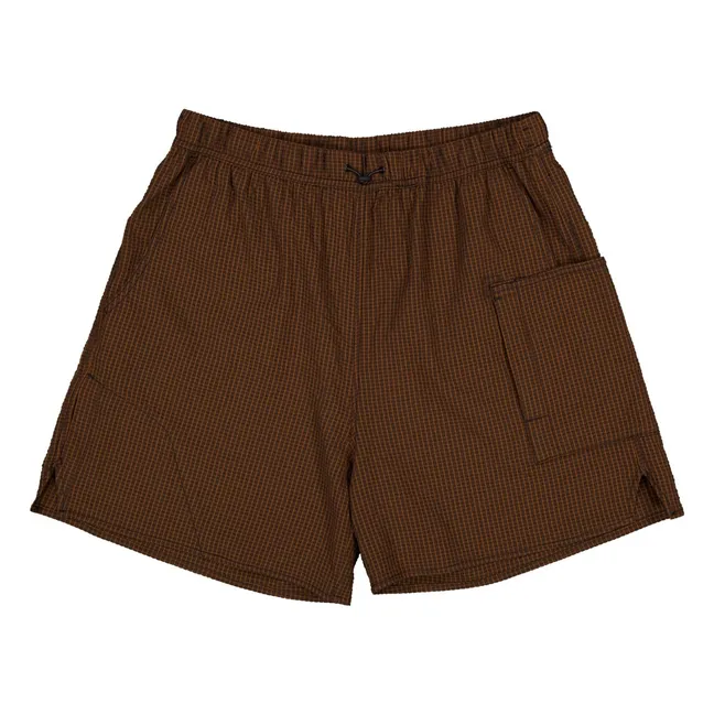 Checkered Shorts  | Black